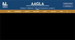 Desktop Screenshot of aagla.org
